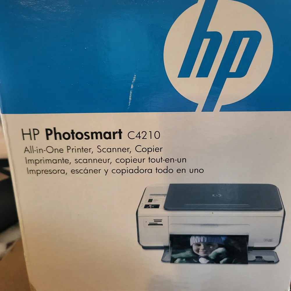 HP C4210 Color Scanner Copier - White and Gray